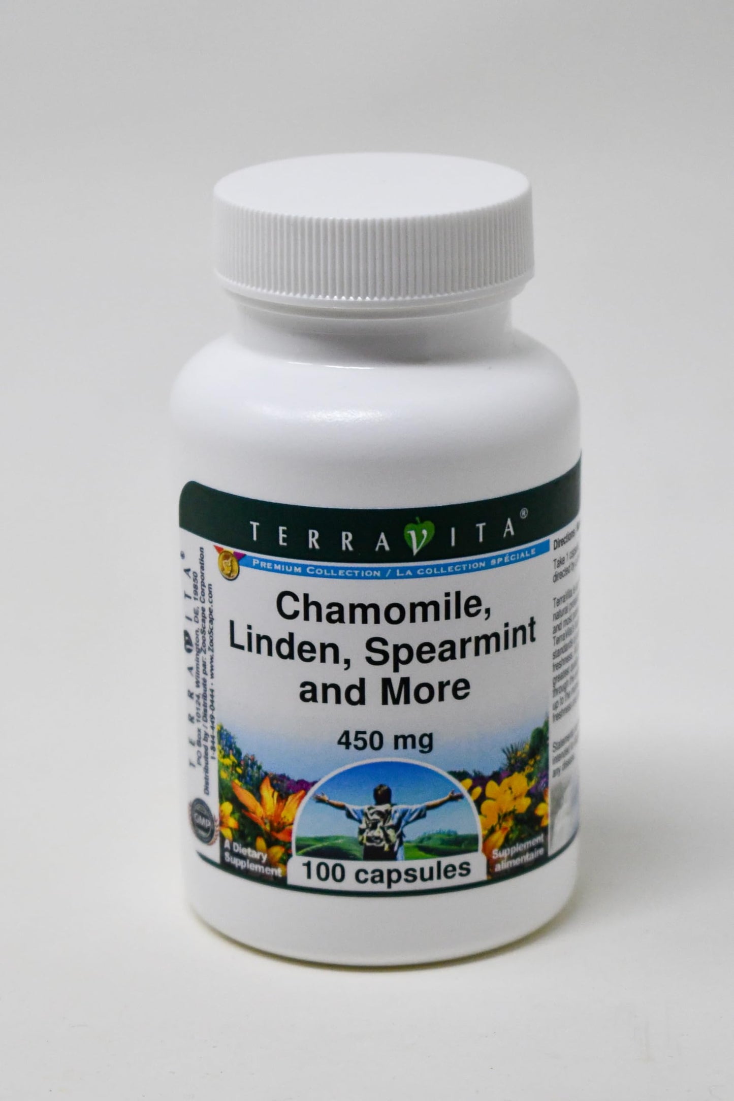 Terravita Chamomile Linden Spearmint and More Capsules, 300 Capsules
