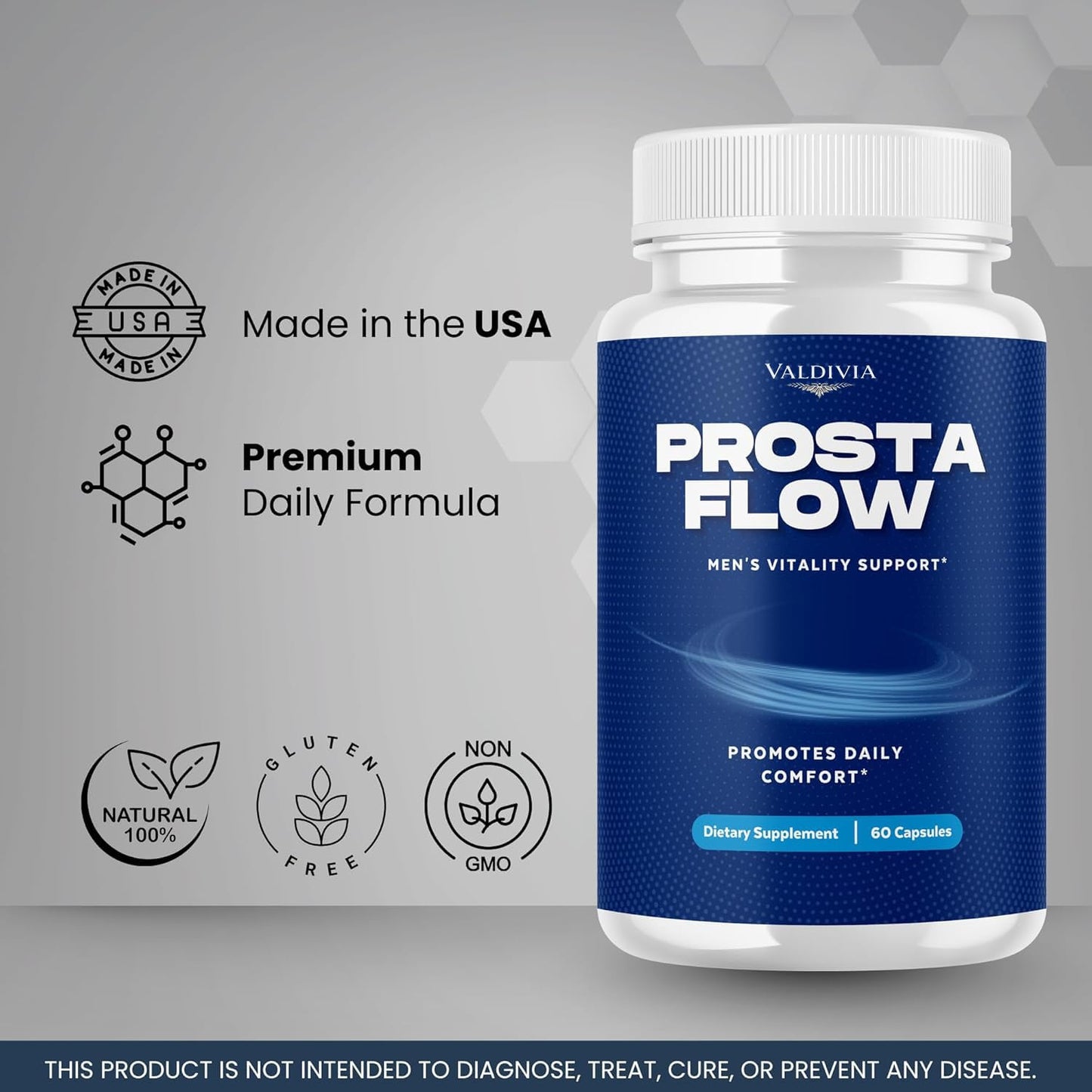 Valdivia ProstaFlow Prostate Health Supplement 60 Capsules