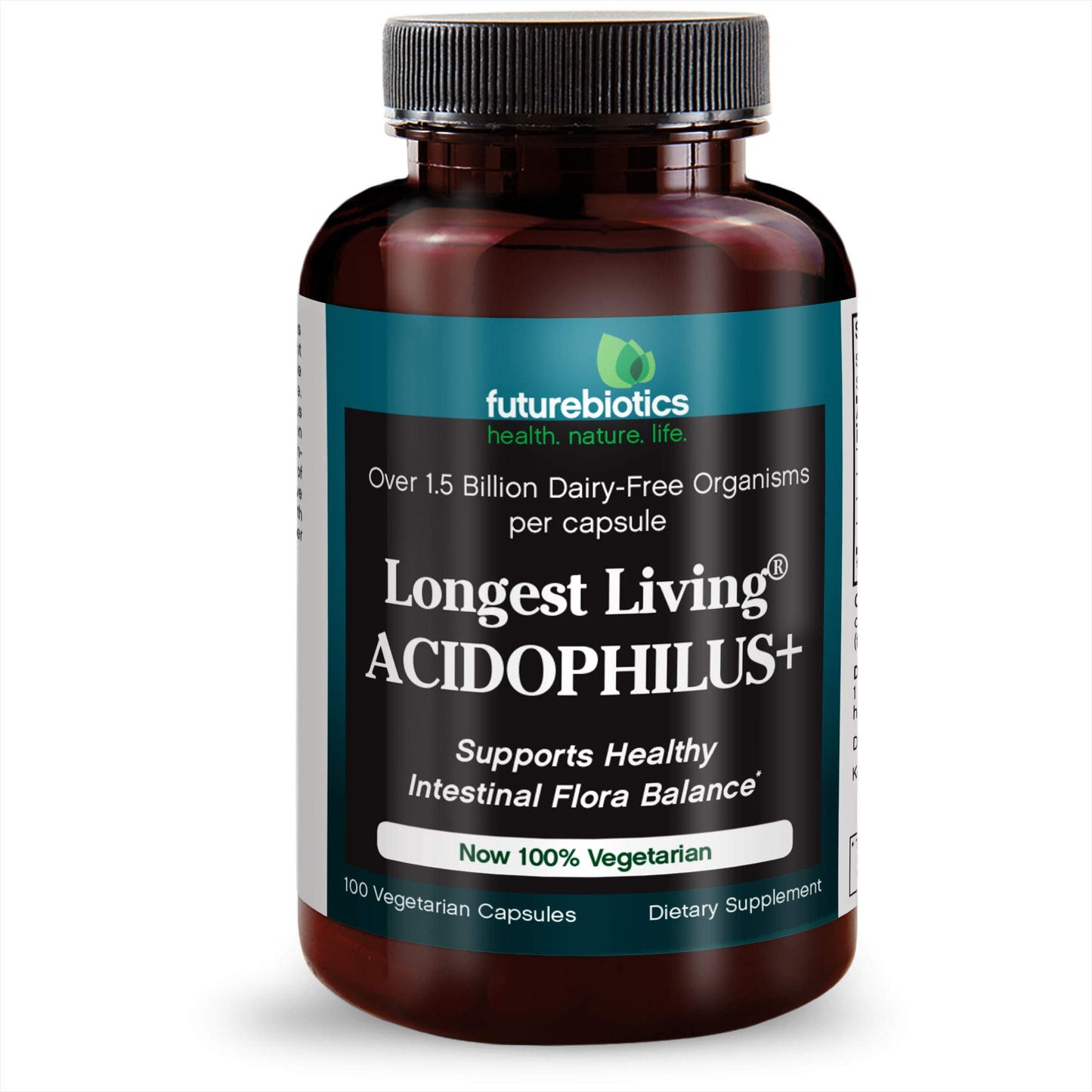 Futurebiotics Longest Living Acidophilus+ 100 Capsules