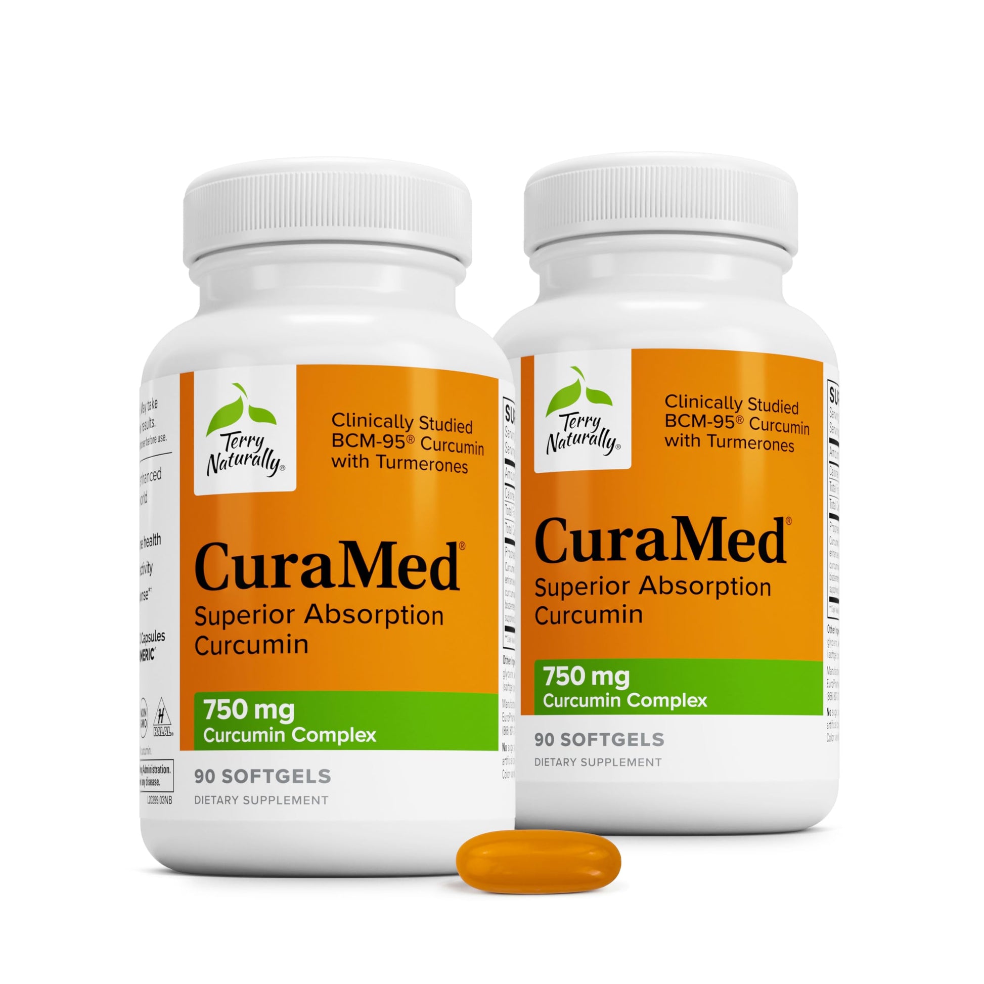 Terry Naturally CuraMed 750mg Softgels, 180 Count