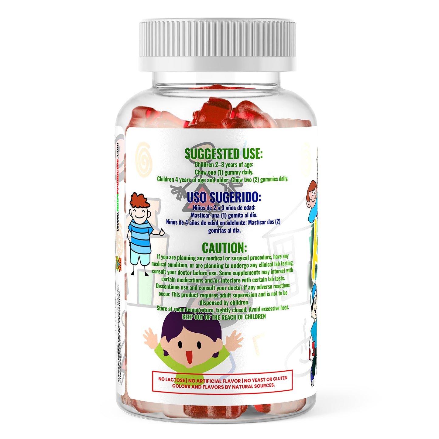 Nutrisalud Products Multivitamin Gummies Just for Kids 365 Gummies