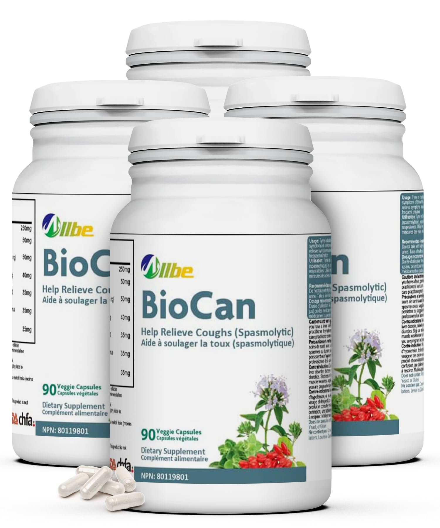 Allbe BioCan Berberine and Cinnamon Capsules, 360 Capsules
