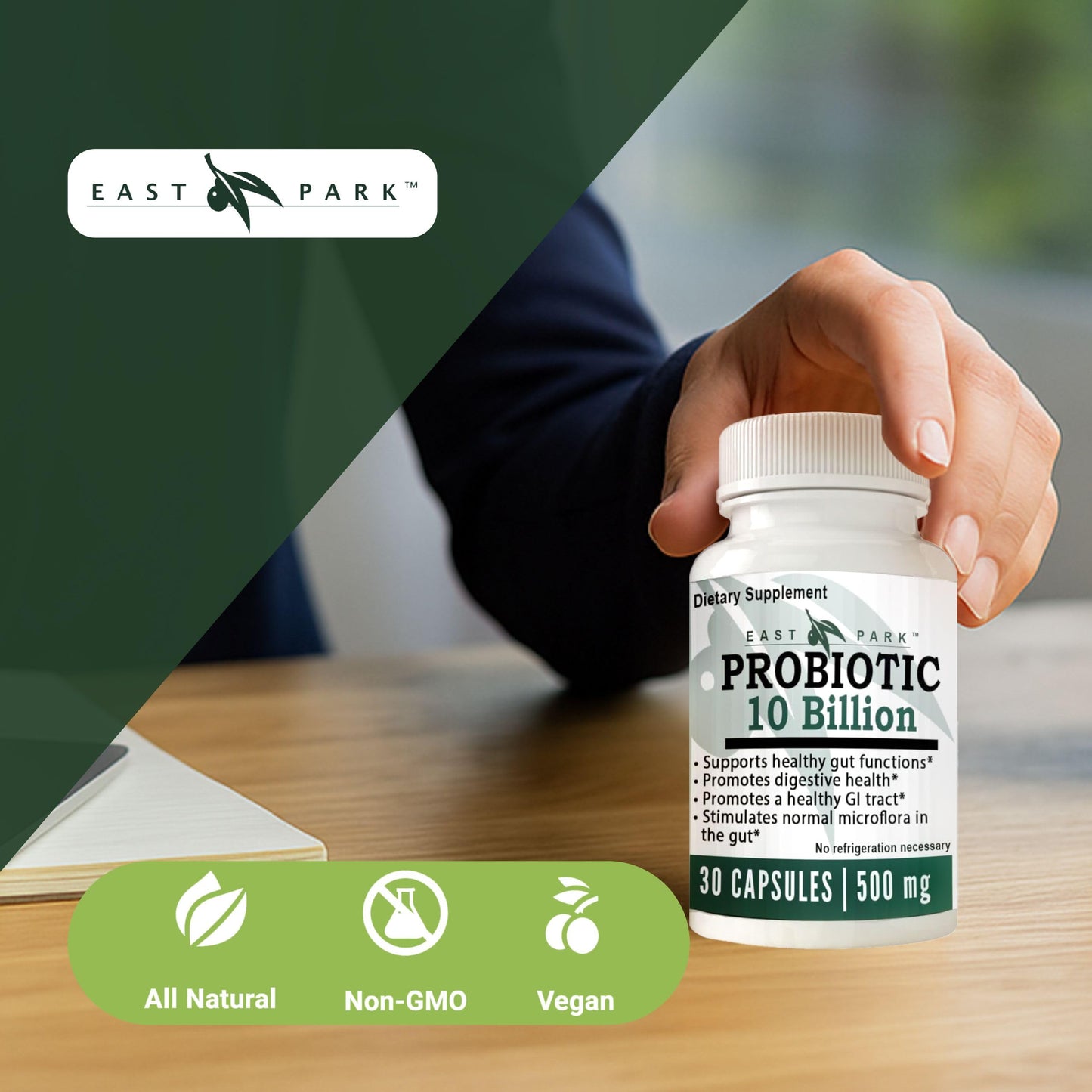 East Park d-Lenolate Probiotic Supplement Capsule 30