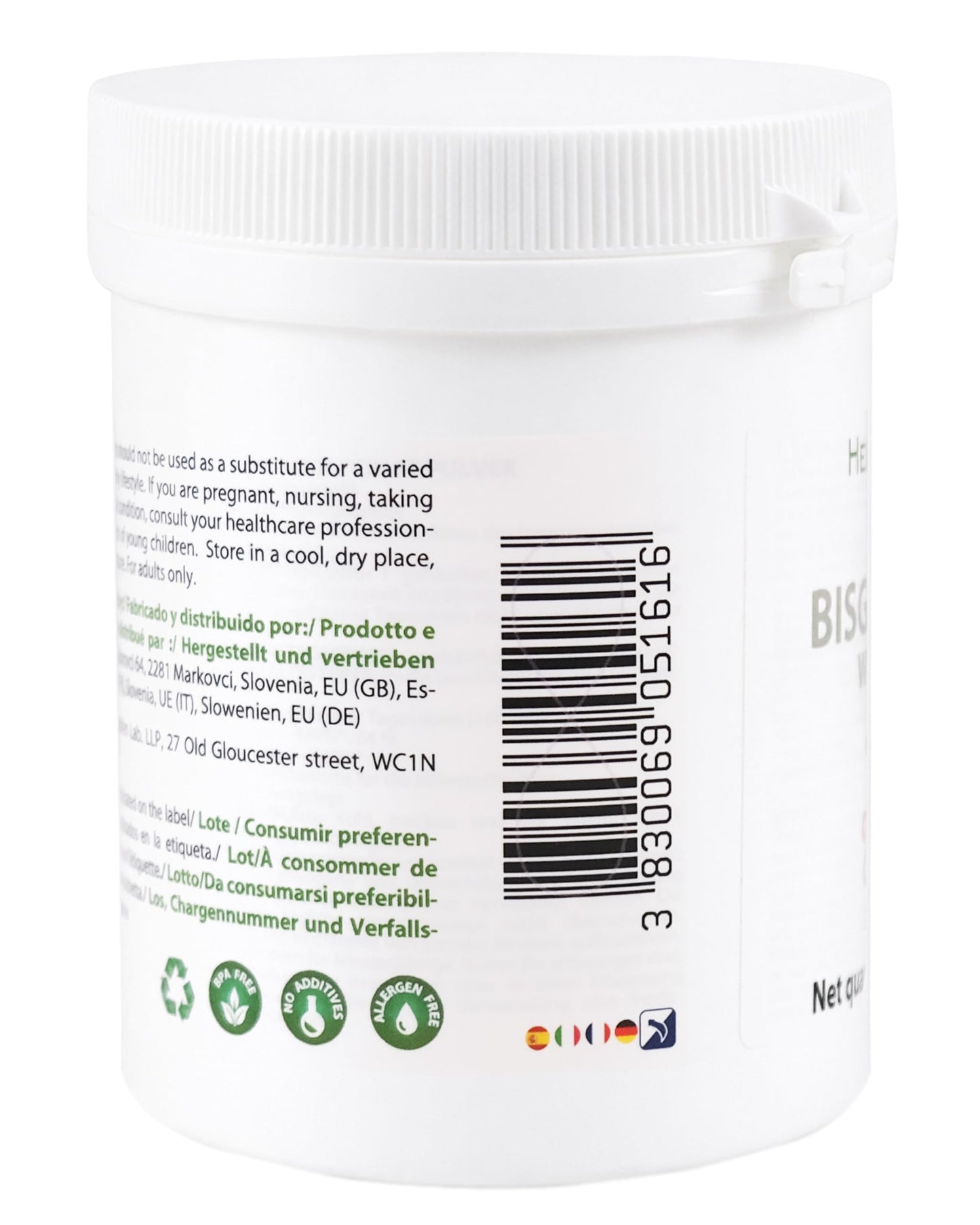 Heiltropfen Zinc Bisglycinate Powder with Inulin 8.8 oz