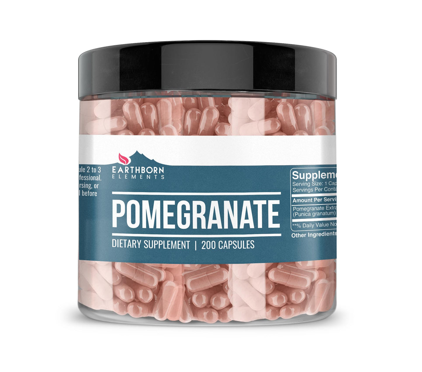 Earthborn Elements Pomegranate Capsules 200