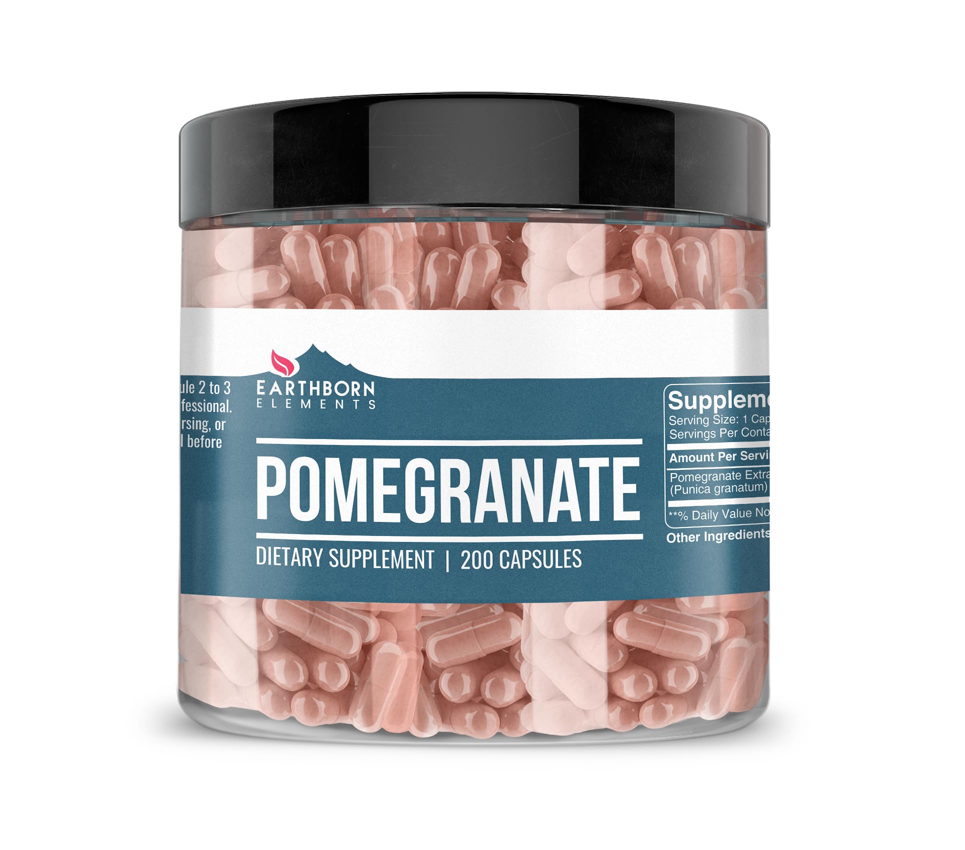 Earthborn Elements Pomegranate Capsules 200