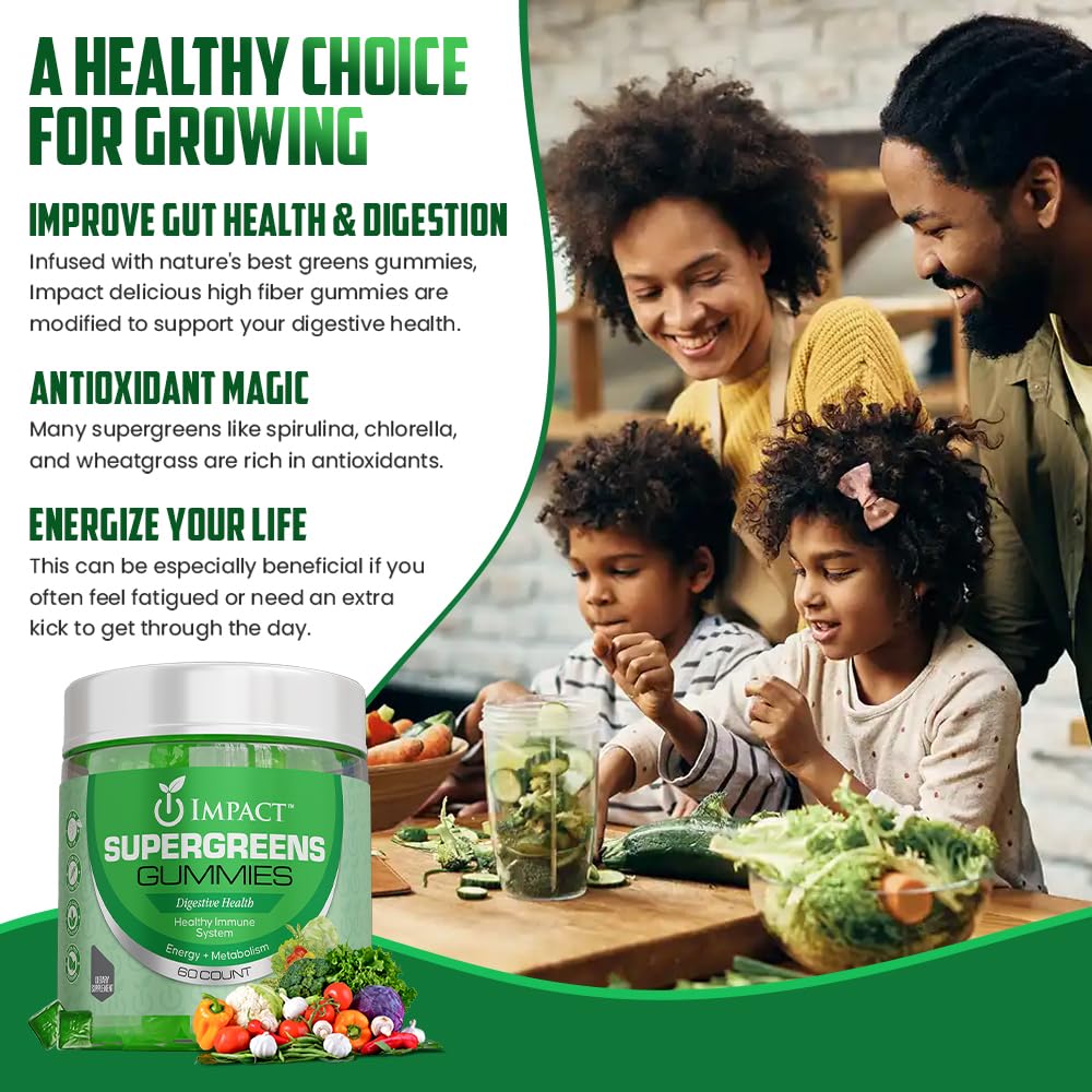 IMPACT Fiber Gummies Gummy 60 Count