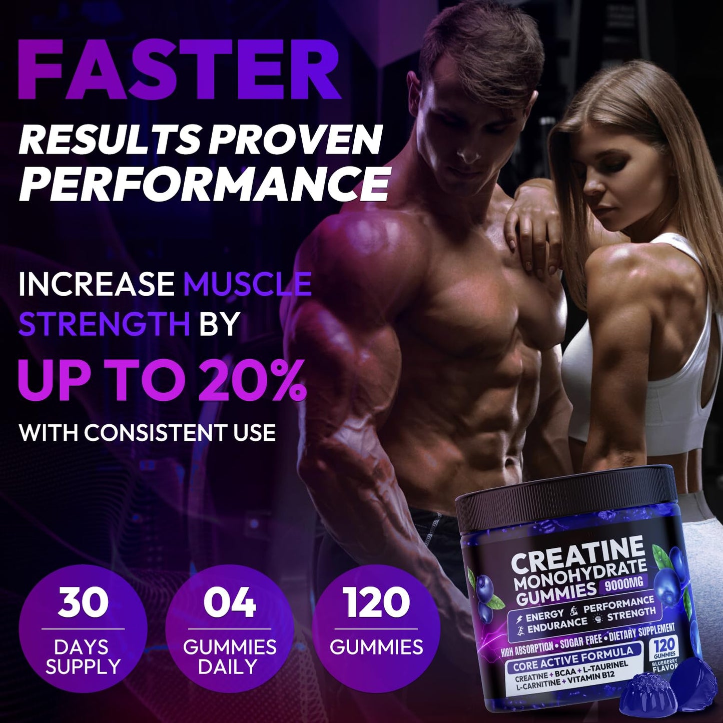 Cytona Creatine Monohydrate Gummies 240