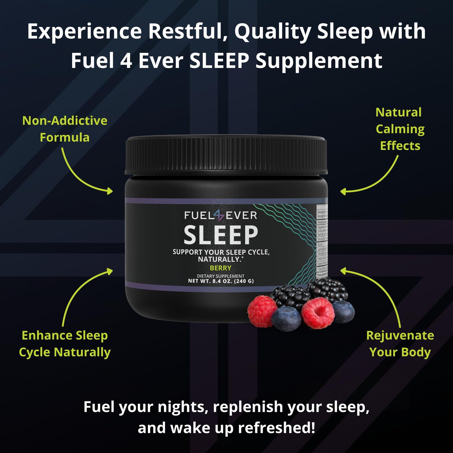 Fuel 4 Ever Sleep Powder 8.4 oz
