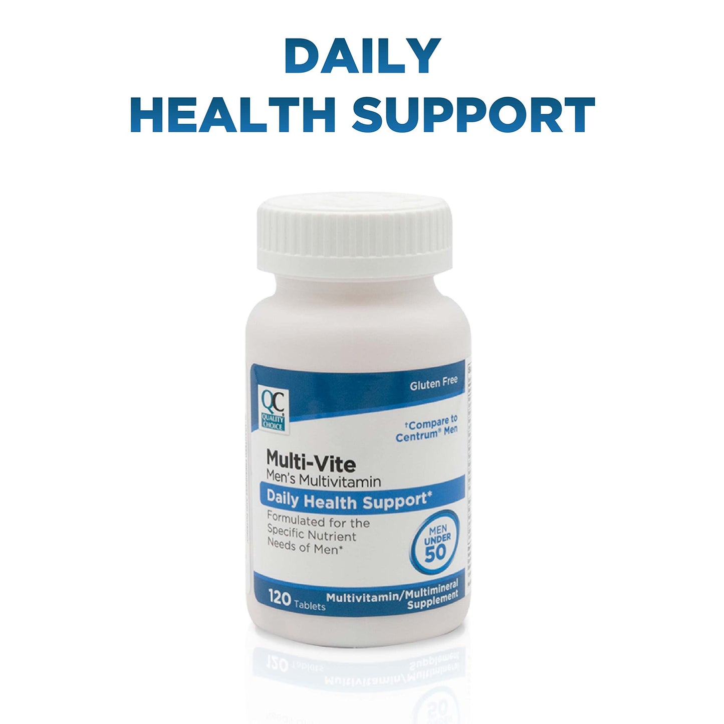Quality Choice Mens Multi-Vite Multivitamin Tablets, 120 Tablets