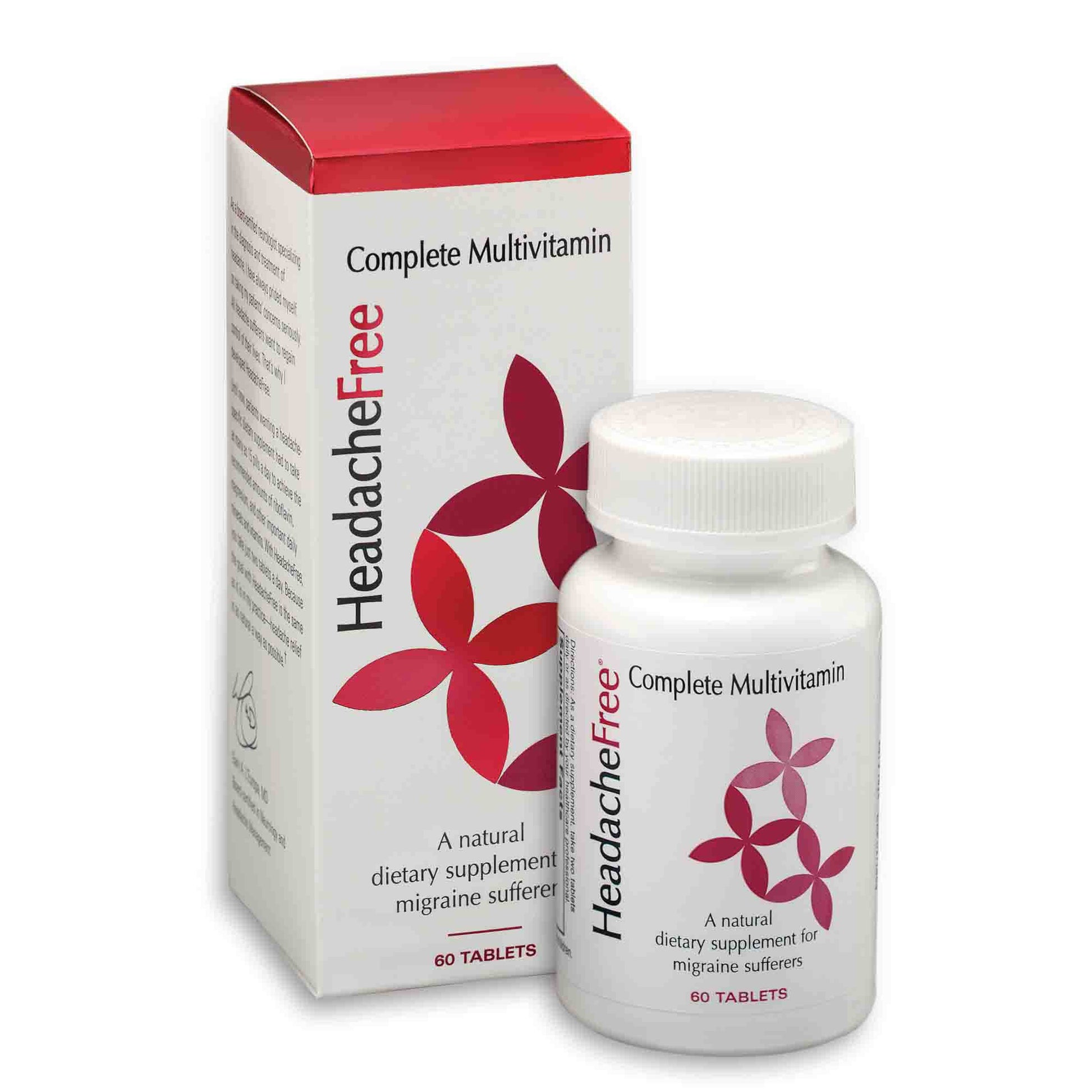 HeadacheFree Complete Multivitamin Tablet 60 Count