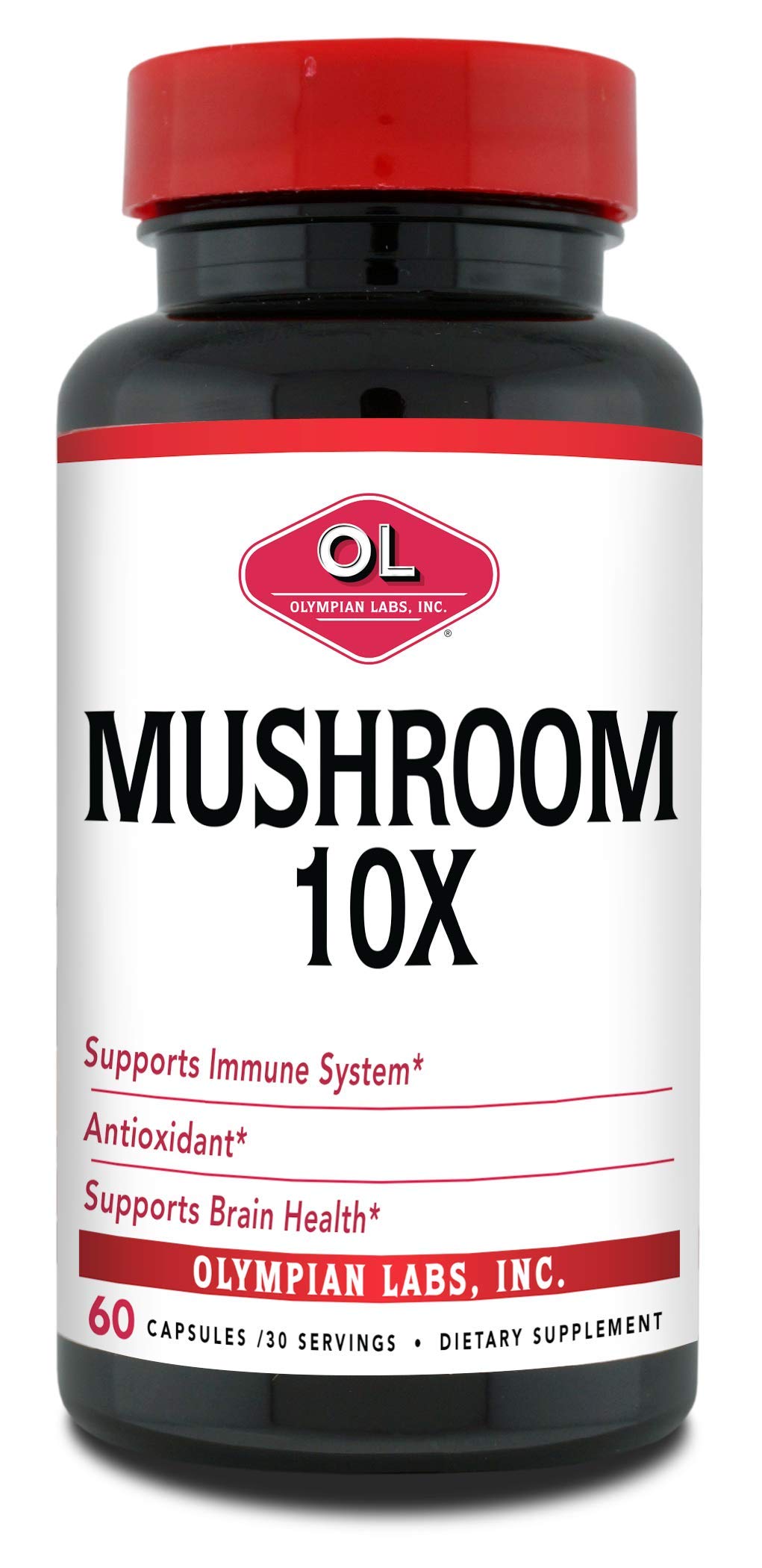 Olympian Labs 10X Mushroom Supplement 60 Capsules