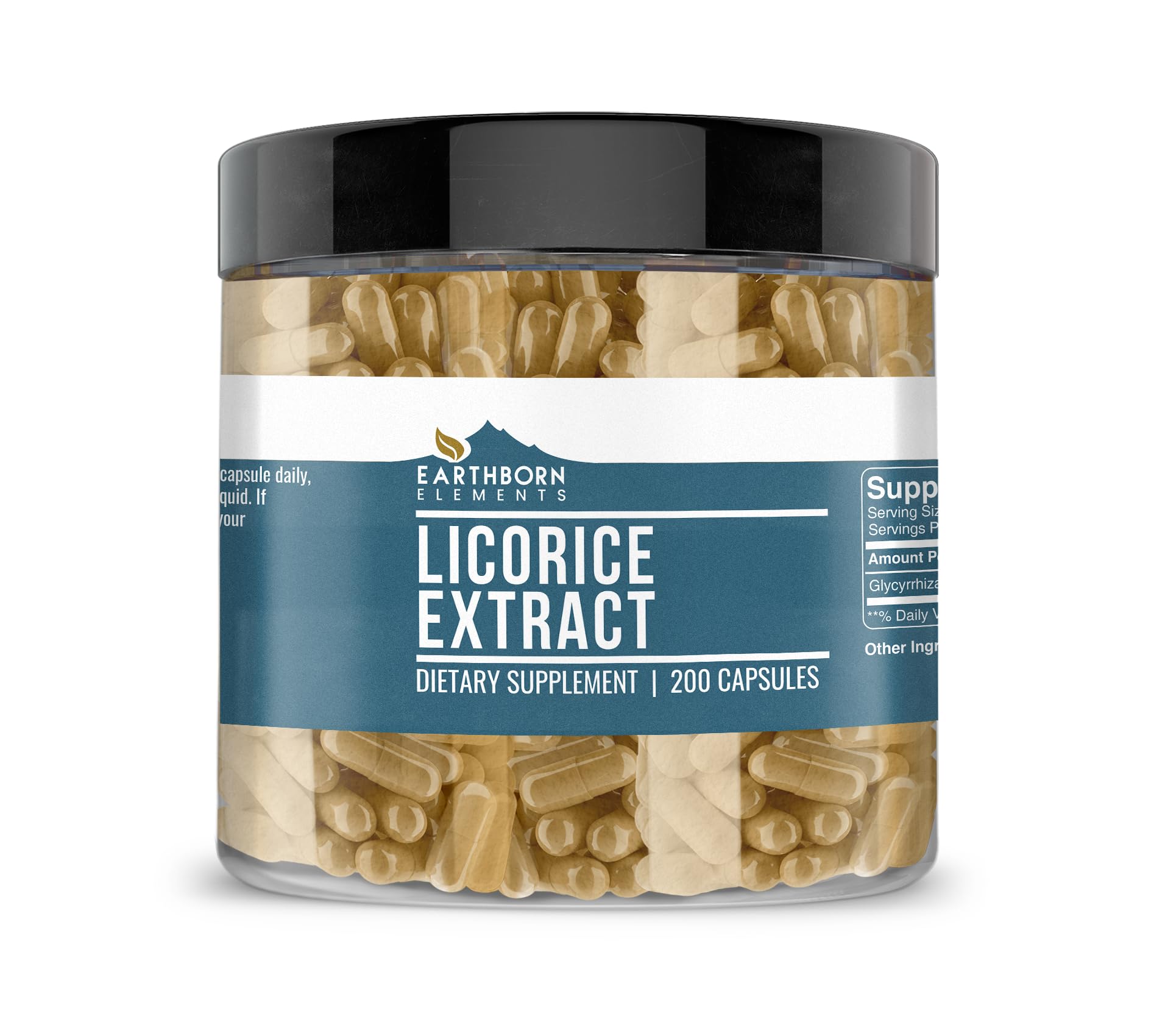 Earthborn Elements Licorice Extract Capsules 200