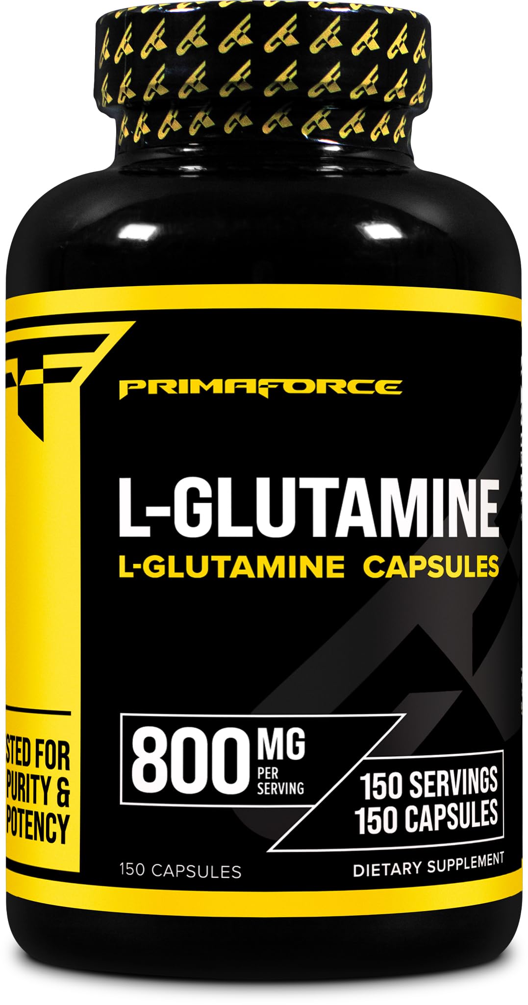 Primaforce L-Glutamine 800mg Capsules, 150 Count
