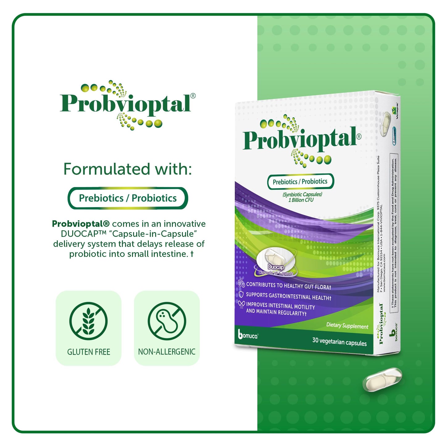 Vivioptal Vitamins Probvioptal Capsule, 30 Capsules