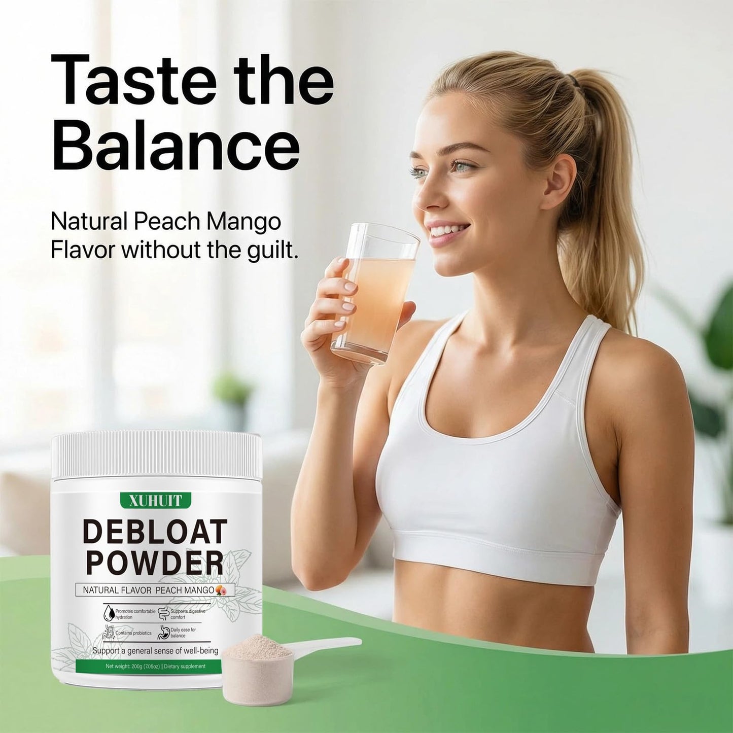 YFDSRF Digestive Support Powder for Occasional Bloating Relief, 7.05 oz