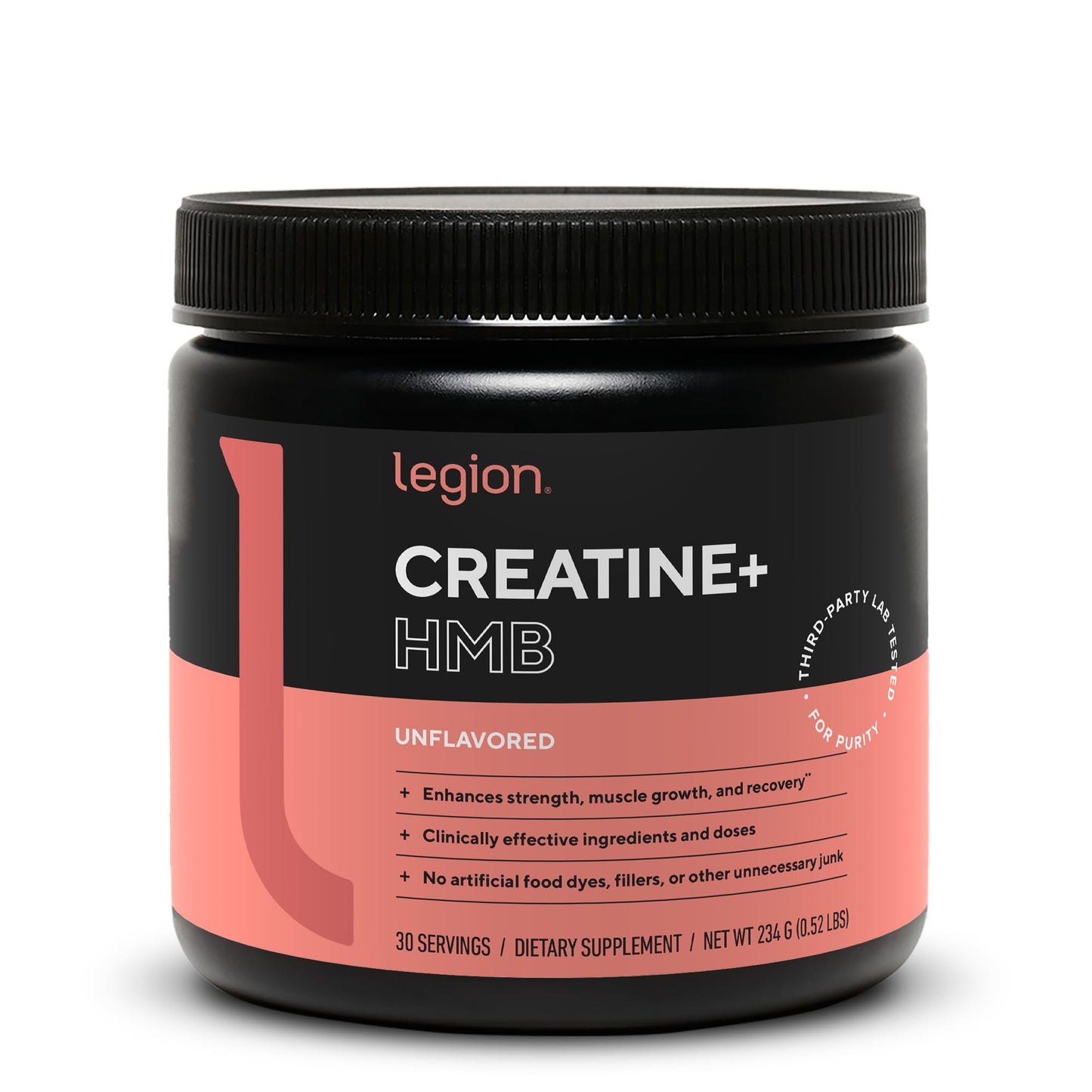 LEGION Creatine HMB Powder 3 Ounce