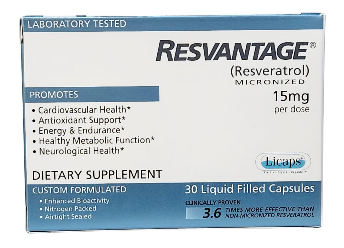 Resvantage Resveratrol Capsule 1
