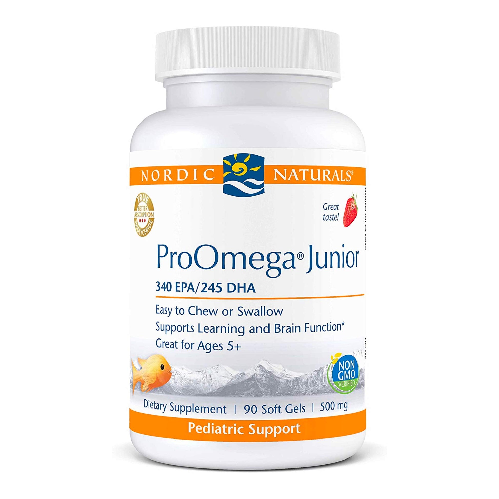 Nordic Naturals ProOmega Junior - Fish Oil 90 Soft Gels