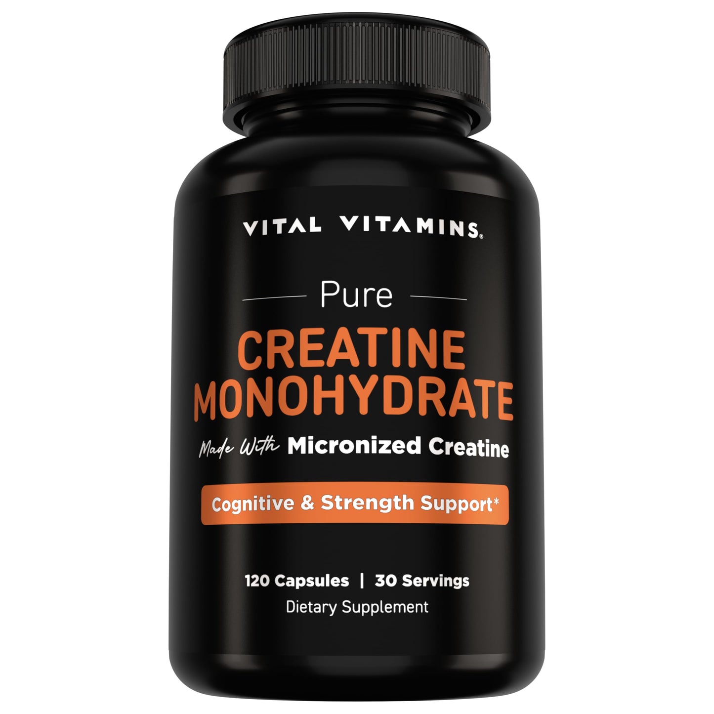Vital Vitamins Creatine Monohydrate Capsule 120 Count
