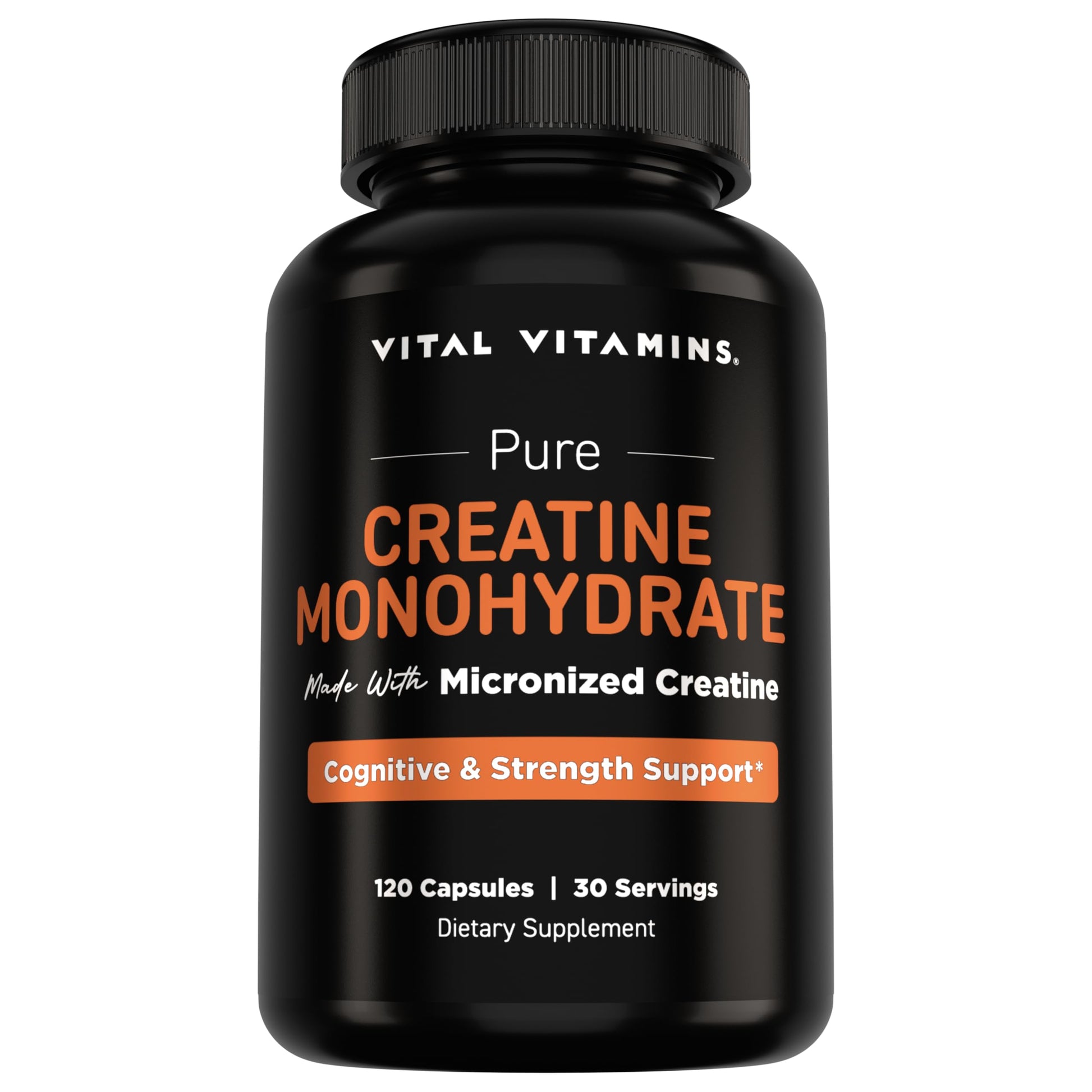 Vital Vitamins Creatine Monohydrate Capsule 120 Count