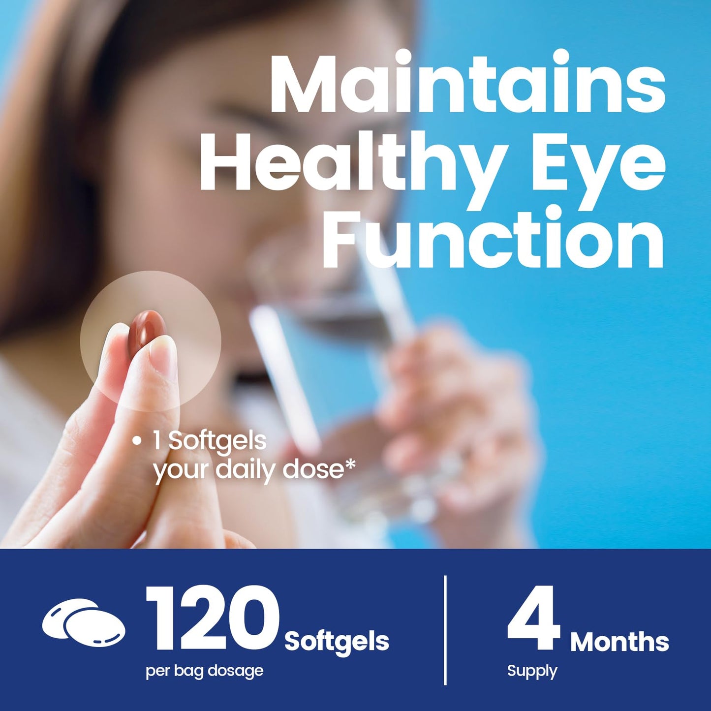 VivoNu Lutein Eye Vitamins Softgel 1 Count