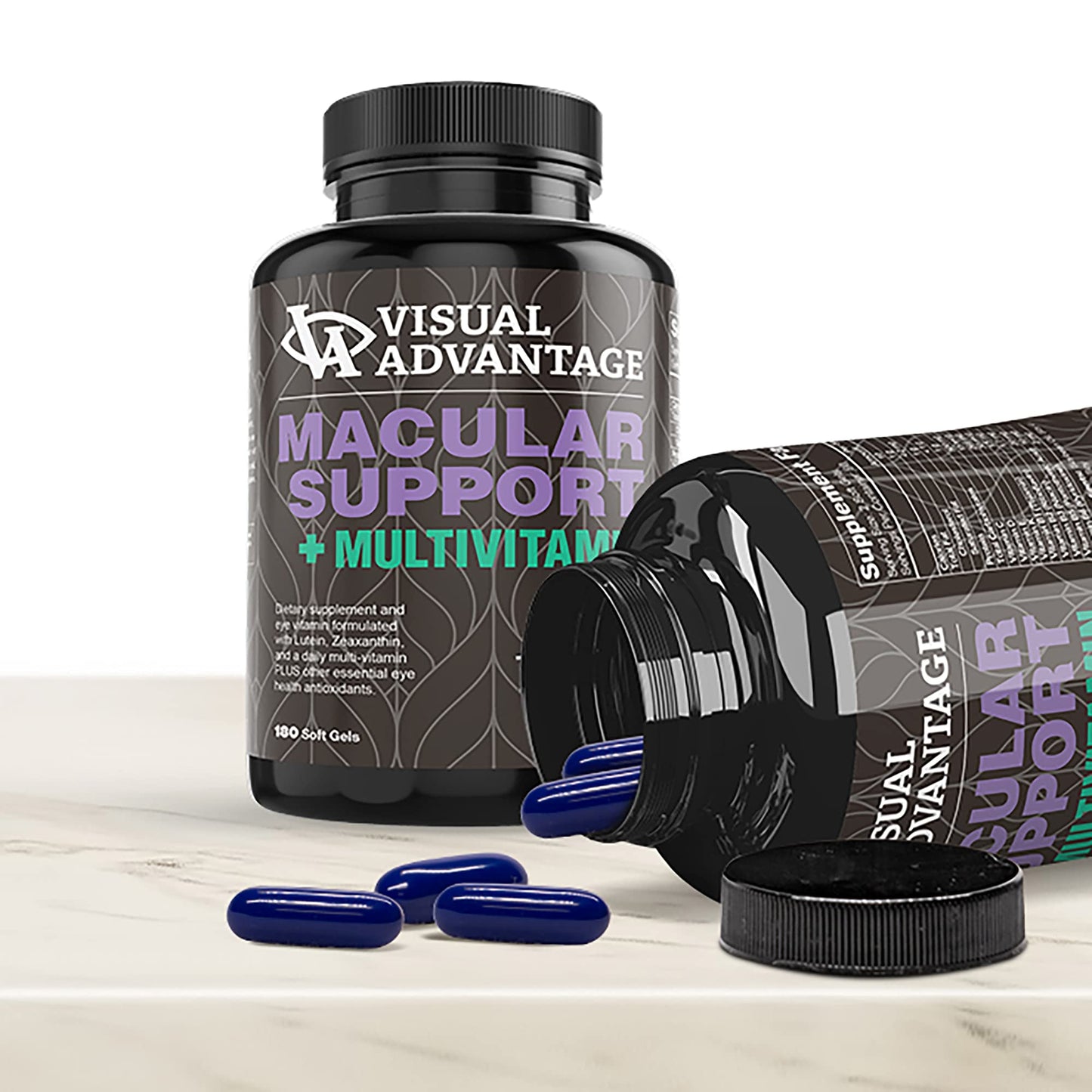 Visual Advantage Lunovus Macular Support Plus Multivitamin Based on AREDS 2 Study Softgels 180