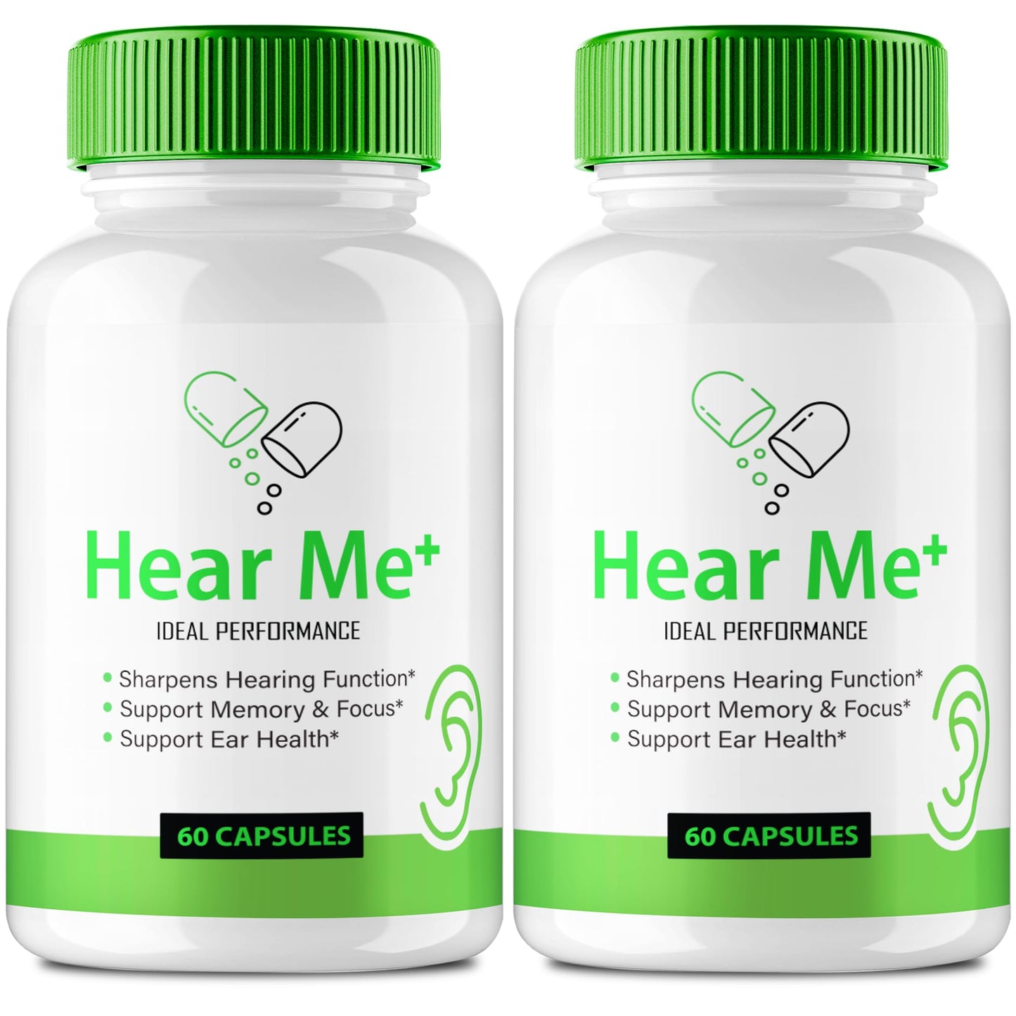 IDEAL PERFORMANCE Hear Me+ Tinnitus Relief for Ringing Ears Capsules 120 Count