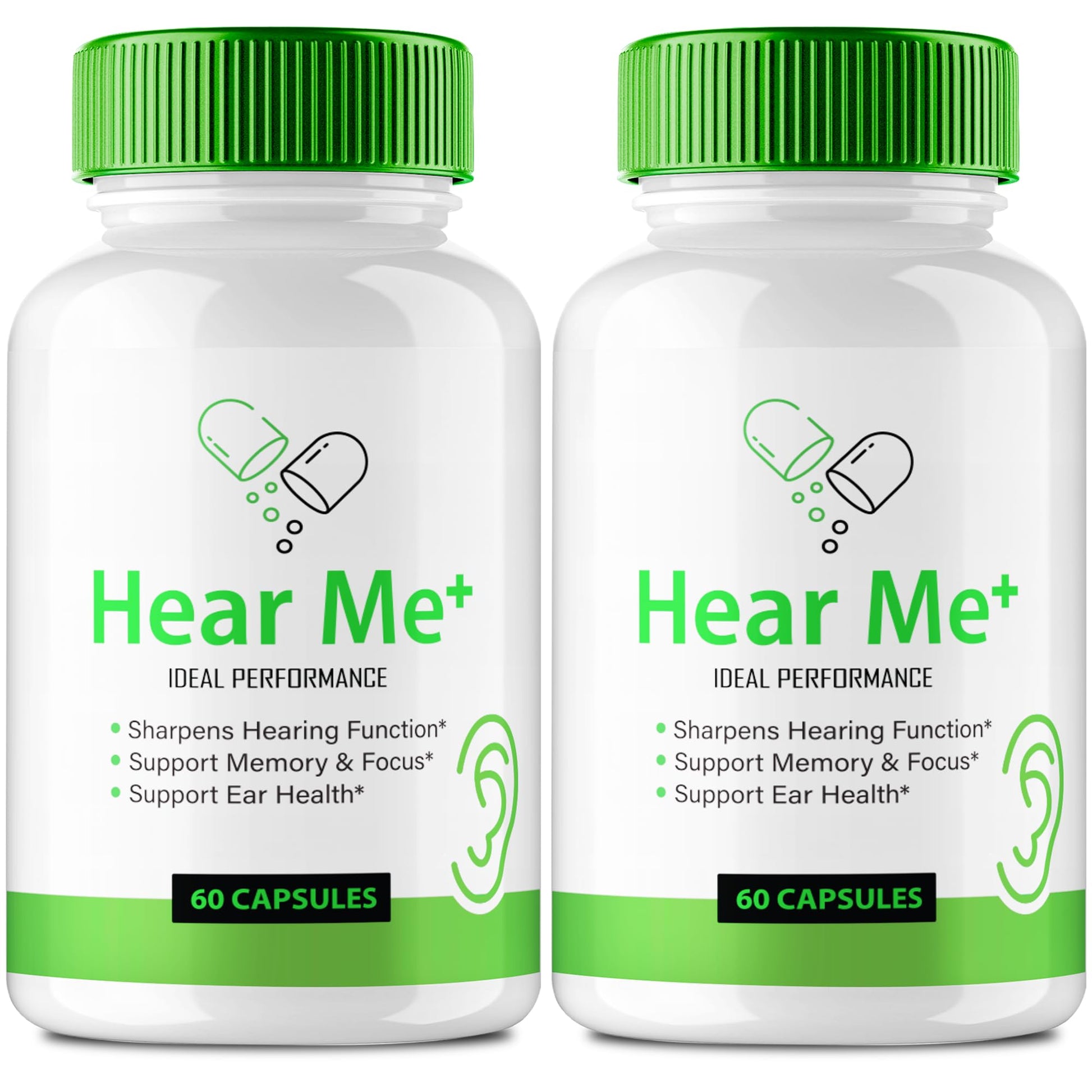 IDEAL PERFORMANCE Hear Me+ Tinnitus Relief for Ringing Ears Capsules 120 Count