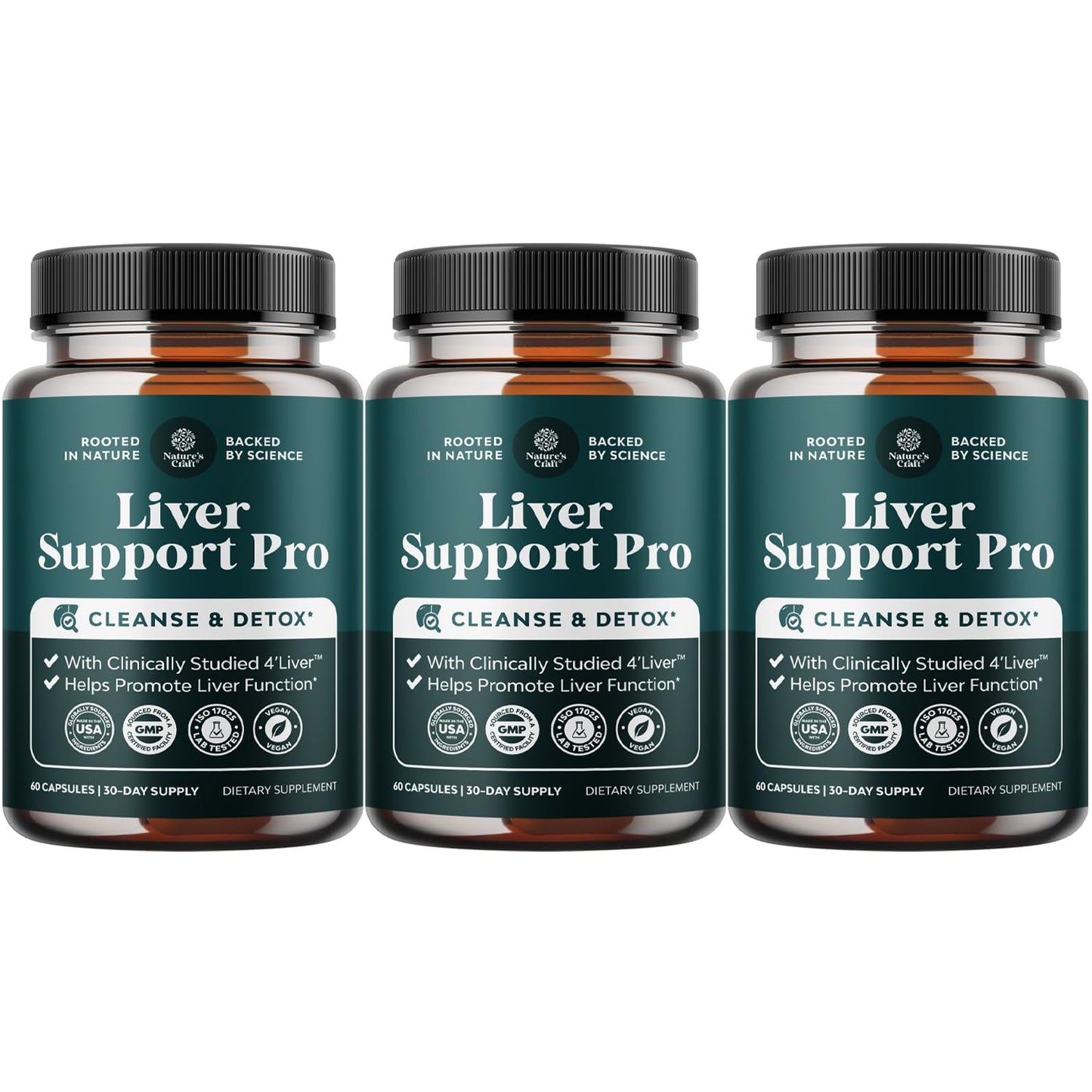 Natures Craft Pro Liver Support Supplement Capsules 180 Capsules