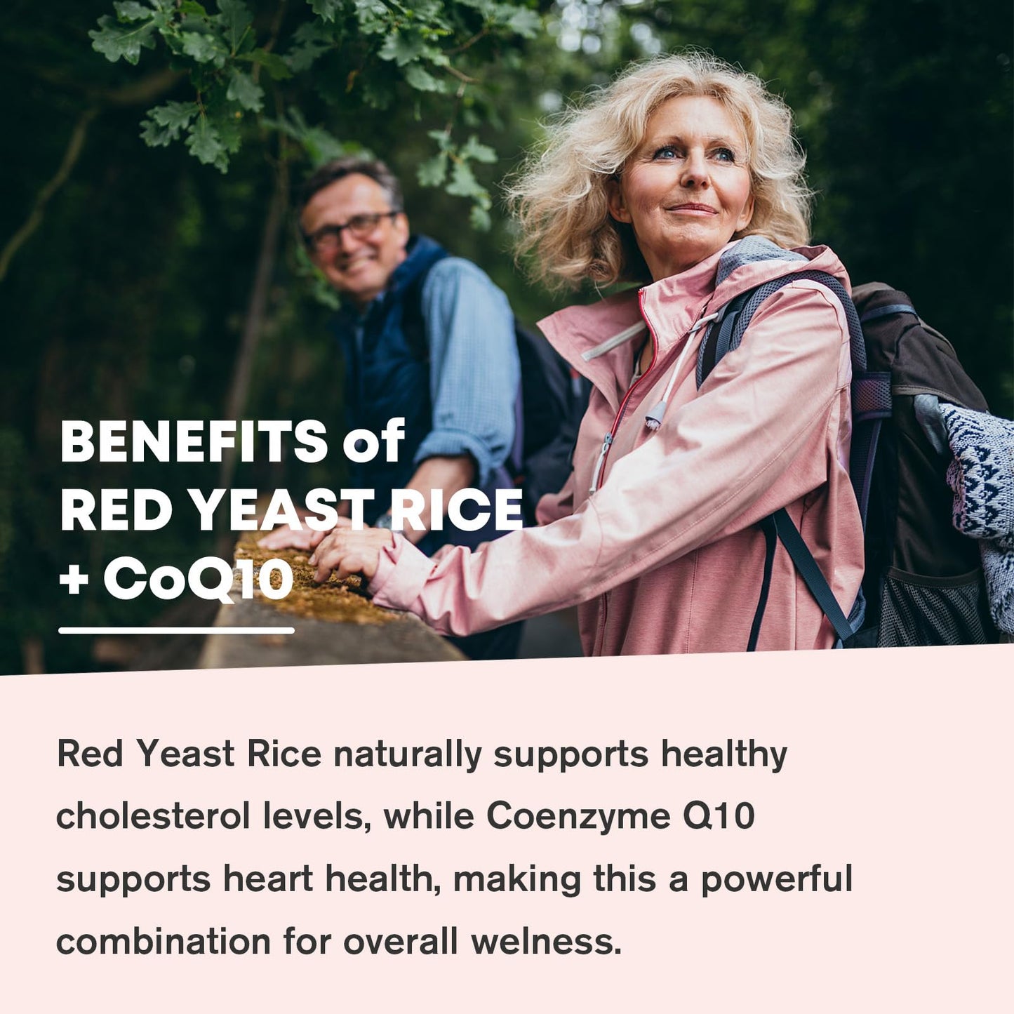 GORNVB Red Yeast Rice with CoQ10 Gummies, Cholesterol & Heart Health Support, 60 Count