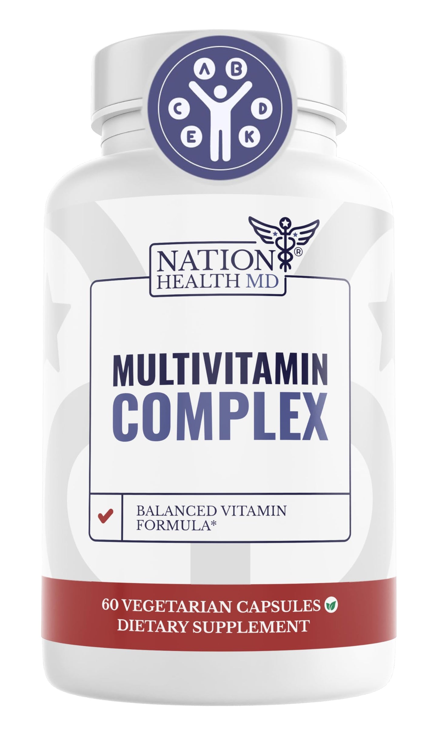 NATION HEALTH MD Multivitamin Complex Capsule 60 Count