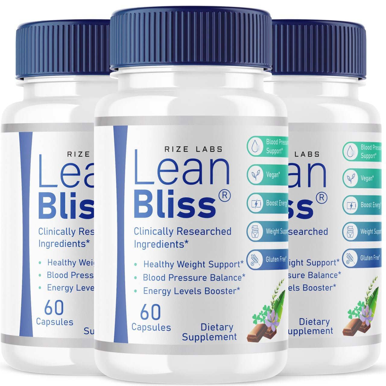 Rize Labs Lean Bliss Weight Health Advanced Formula 180 Capsules