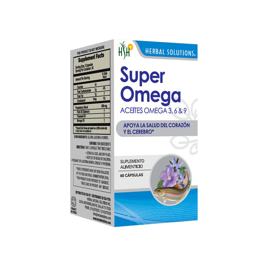 Herbal Solutions Health Super Omega 1400mg Premium Omega-3 Fish Oil Softgels Powder, 60 Count