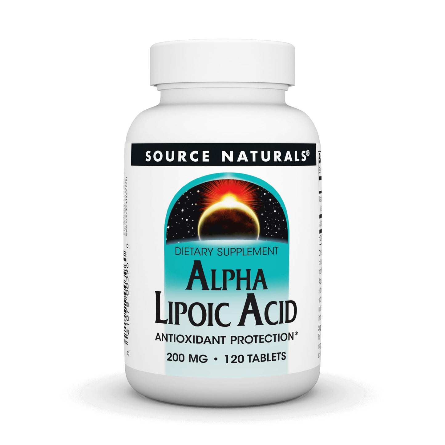 Source Naturals Alpha Lipoic Acid 200 mg Tablet, 120 Tablets