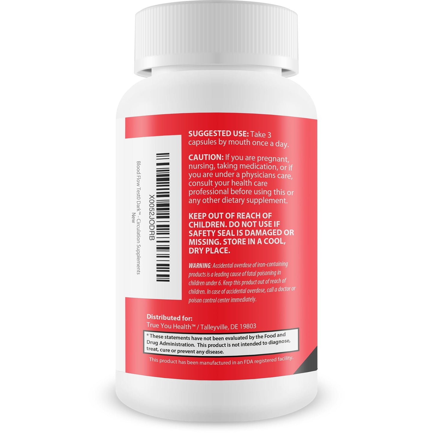 True You Health Blood Flow Capsules 90 Count