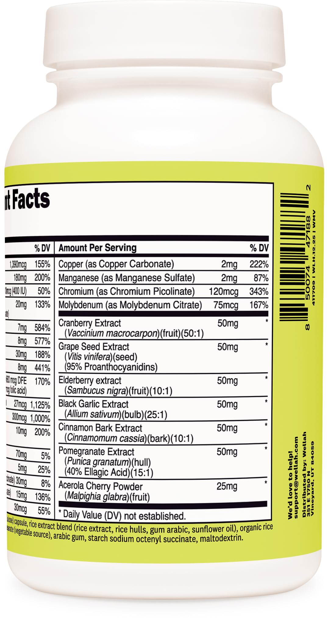 Wellah Women's Multivitamin Capsule 60 Count