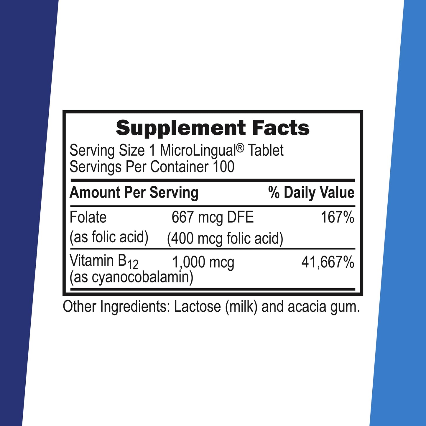 Superior Source Vitamin B-12 Cyanocobalamin 1000 mcg & Folic Acid 400 mcg, 60 Tablets