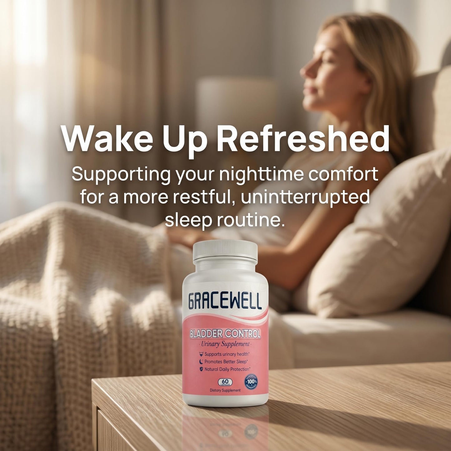 BERSEG GraceWell Bladder Wellness Support for Women 60 Capsules