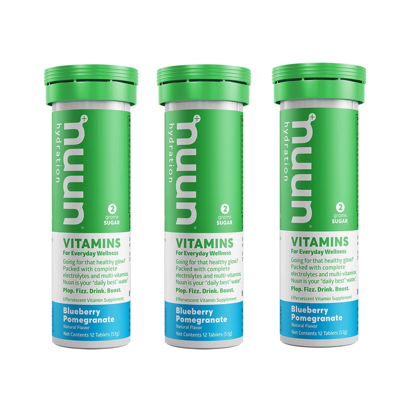 Nuun Vitamins Blueberry Pomegranate Hydration Tablets 36 Count