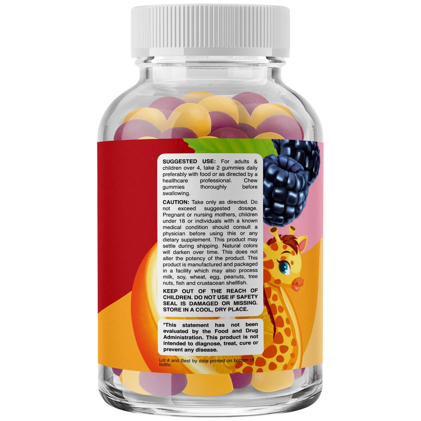 Phytoral High Prebiotic Fiber Gummies for Kids, 60 Count