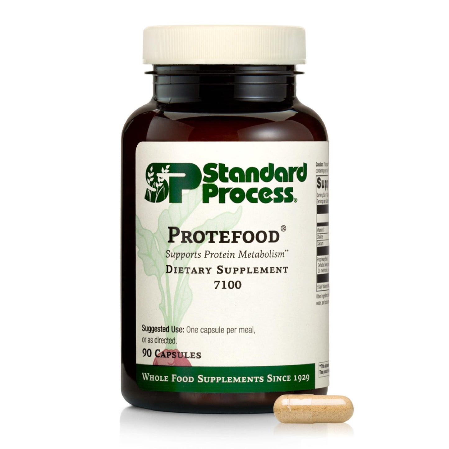 Standard Process Inc Protefood Protein Metabolism Support Tablet 90 Count