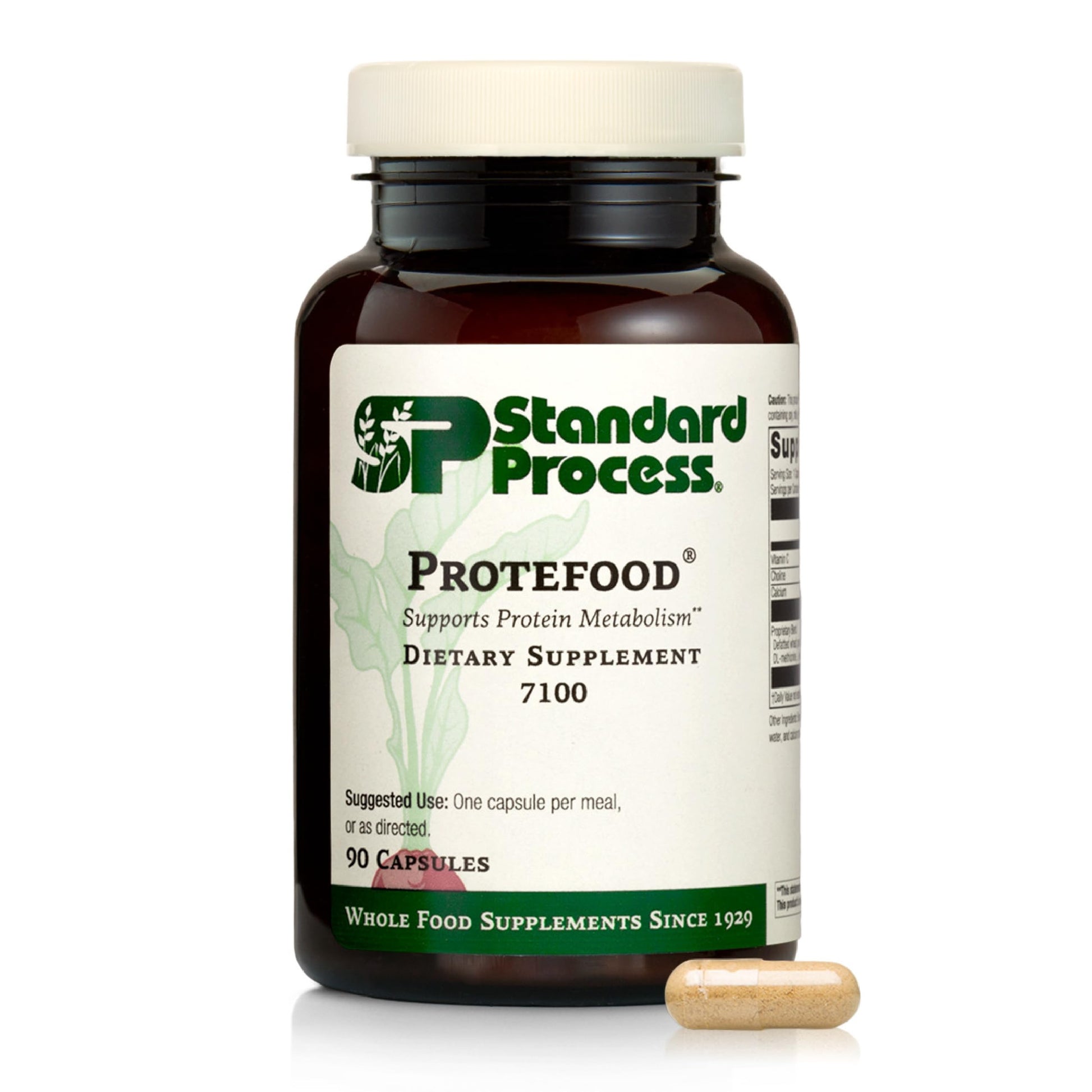 Standard Process Inc Protefood Protein Metabolism Support Tablet 90 Count