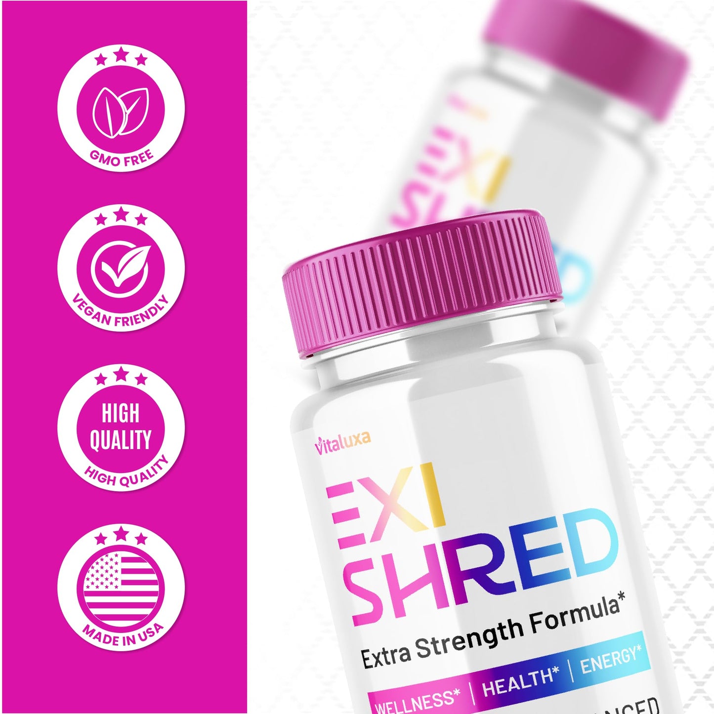 Vitaluxa Exishred Capsules 300 Capsules