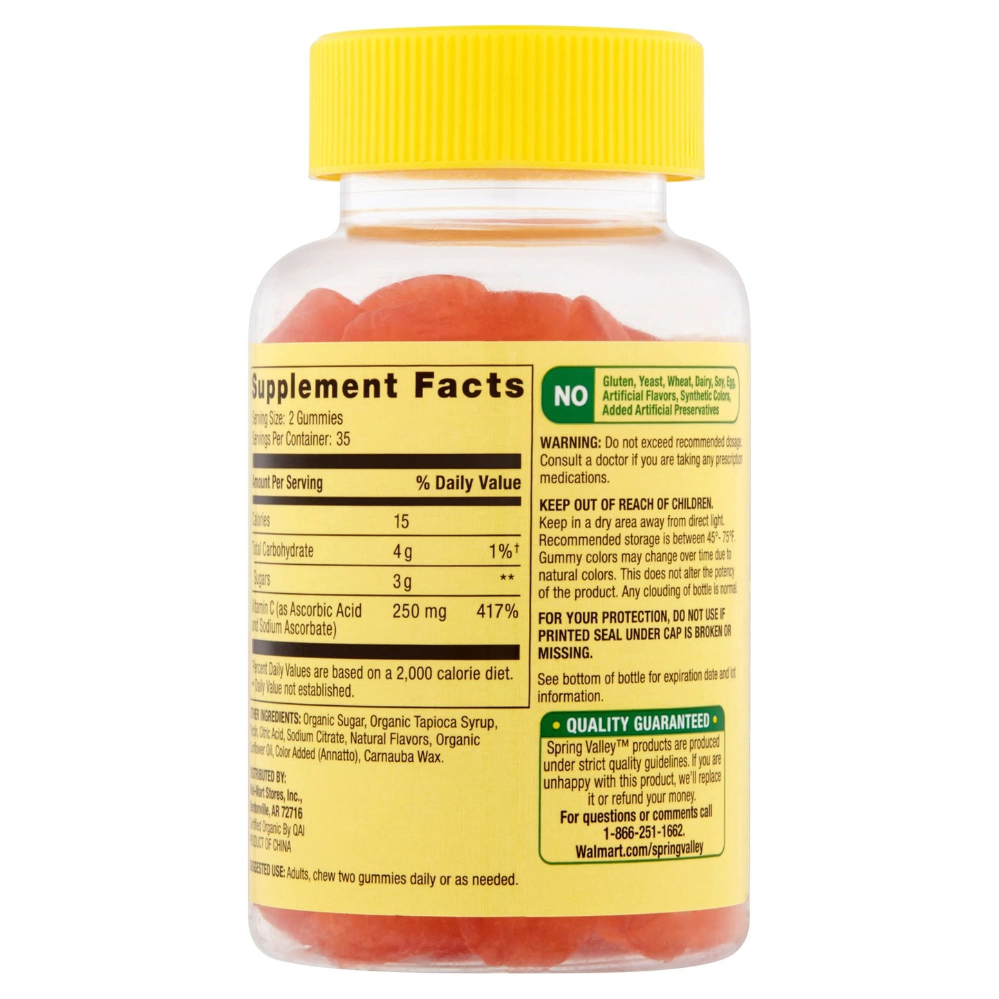 Spring Valley Vitamin C Gummy 240 mg, 140 Gummies