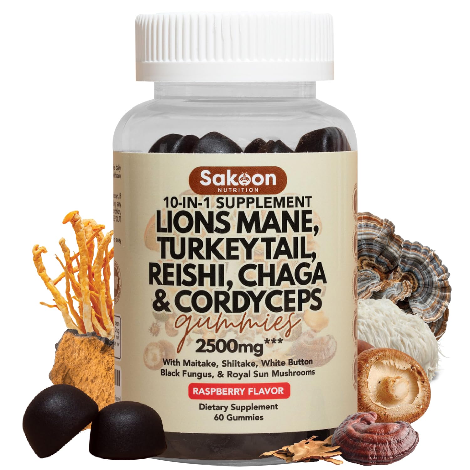 Sakoon nutrition Lions Mane Mushroom Gummies 1 Count