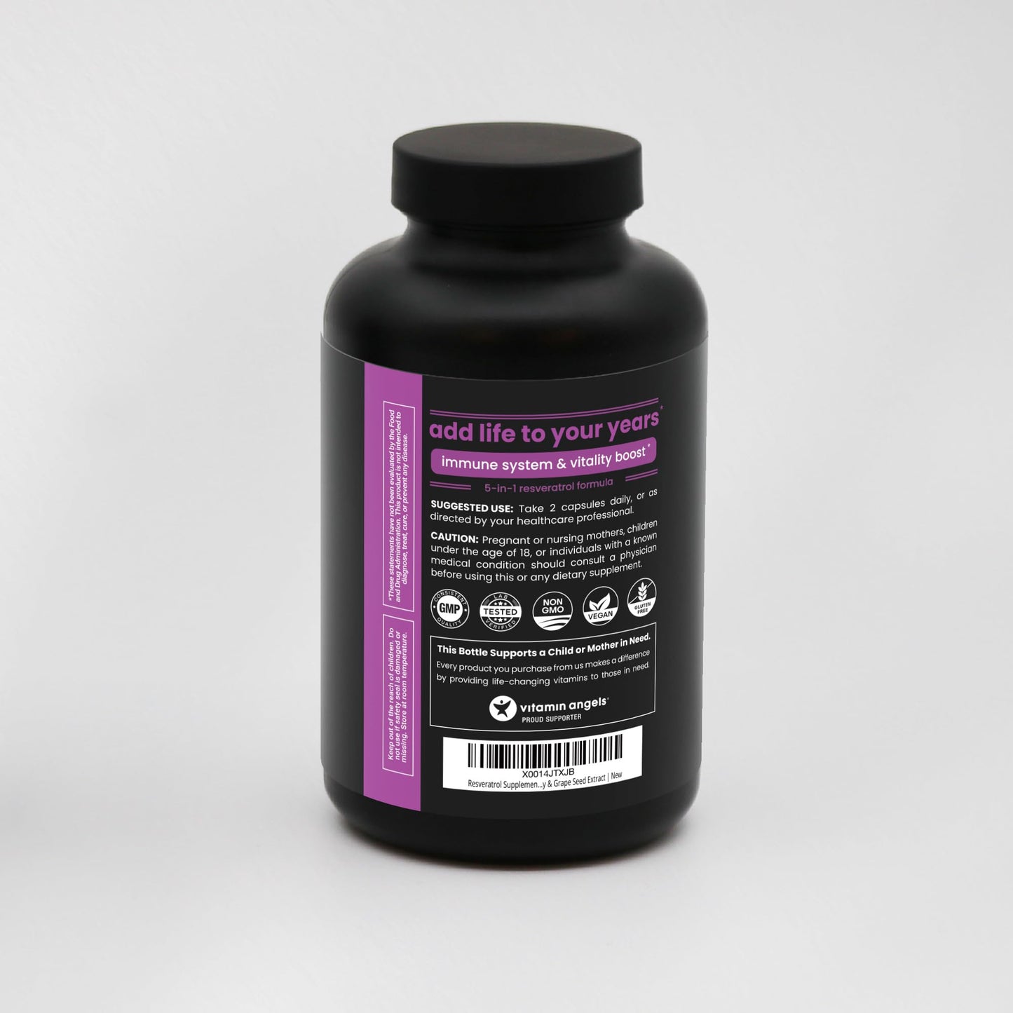 NutraChamps Resveratrol Complex Capsules, 60 Capsules