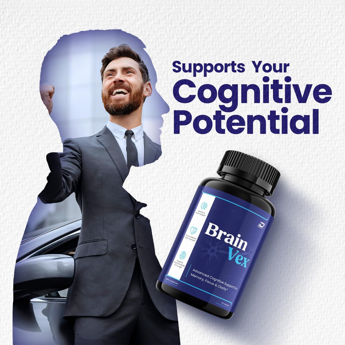 Indelo Brain Vex Capsules 60 Count