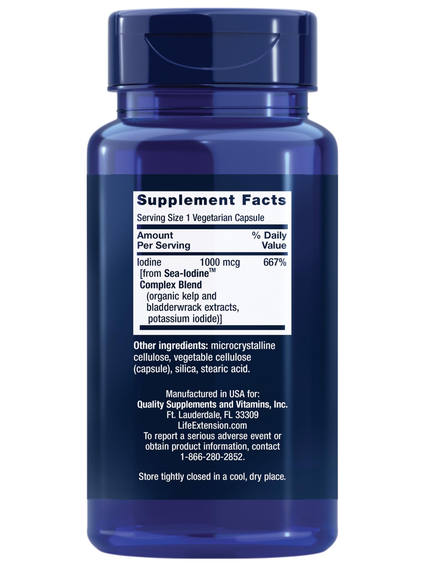 Life Extension Sea-Iodine Capsule, 60 Capsules