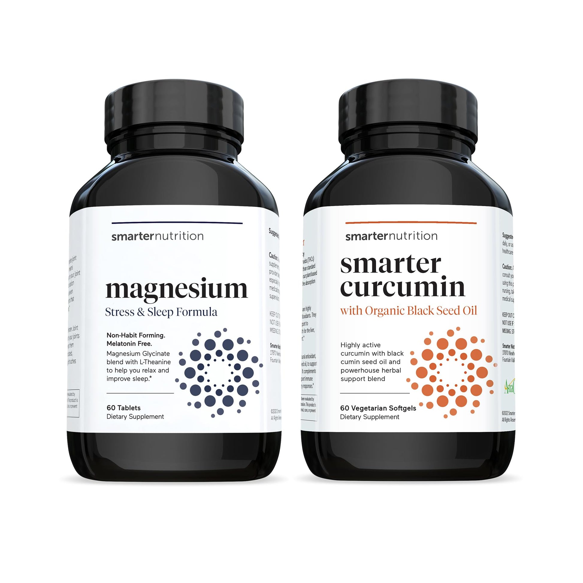SMARTERNUTRITION Multi-Active Magnesium Tablets & Curcumin Softgels 120-count